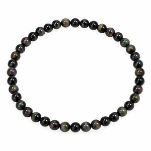 4MM Rainbow Obsidian Bracelet